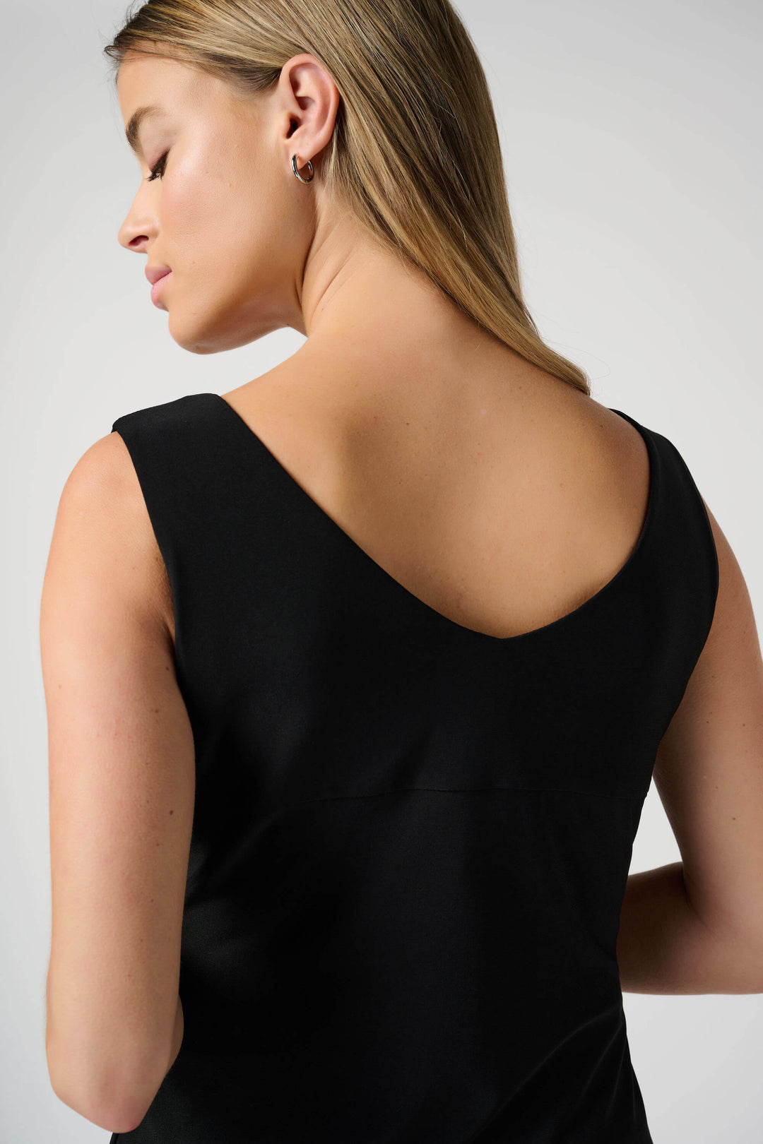 Classic V neck Camisole - Black 201546