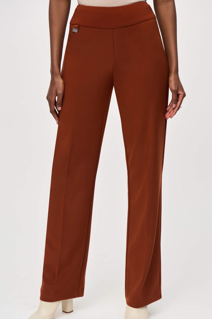 Second Nature Basic Wide Leg Pull On  Pant - Cinnamon 233277F24