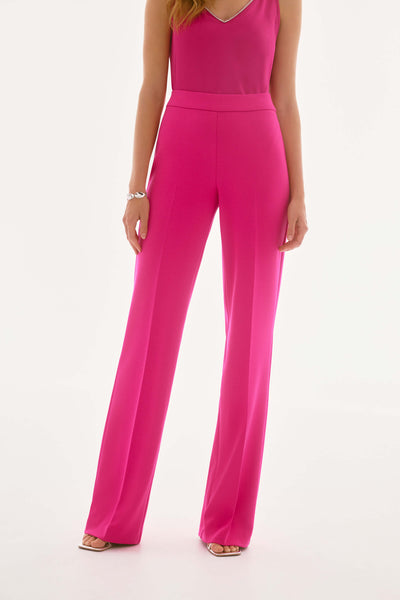 Paradise Cove Scuba Crepe Wide Leg Pants - 233787S25