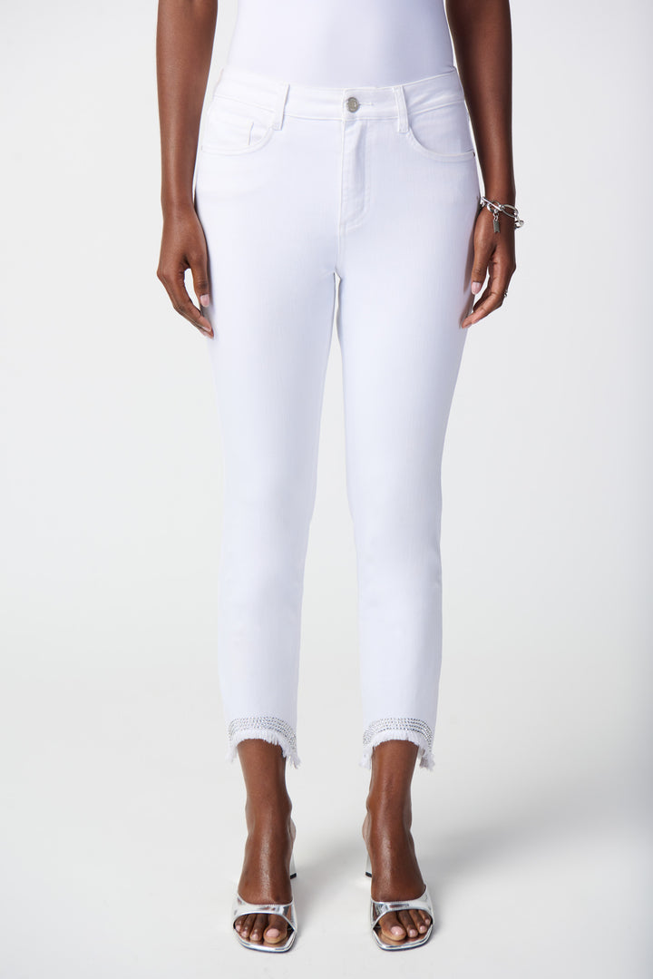 Sea View Jeans Hem - White 241921