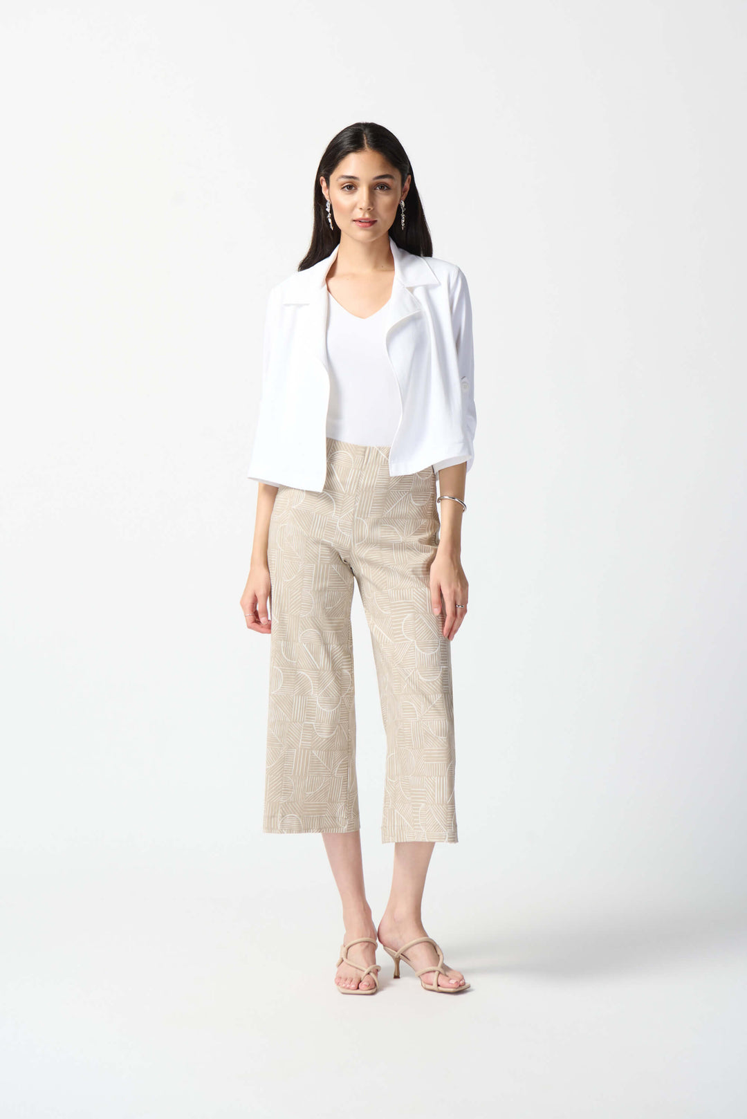 Casablanca Woven Boxy Cover Up - Vanilla 242059