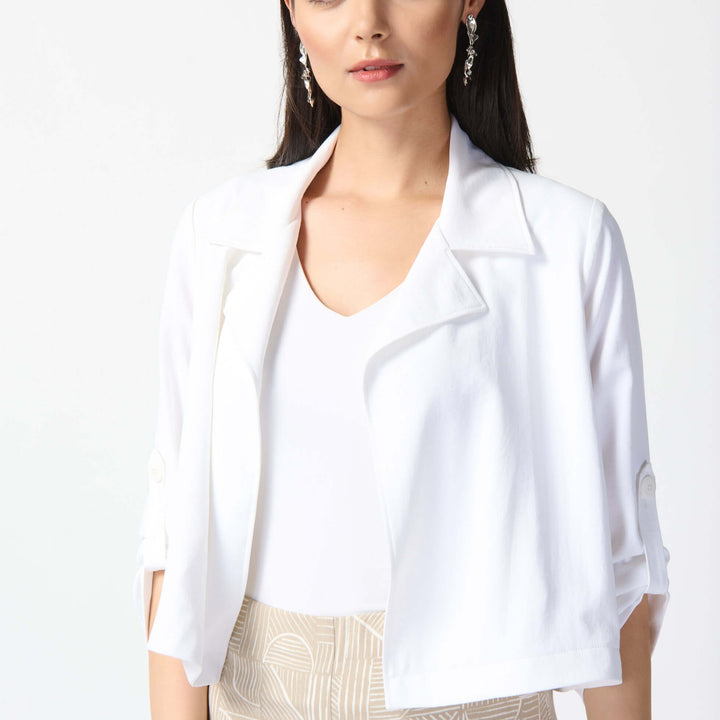 Casablanca Woven Boxy Cover Up - Vanilla 242059