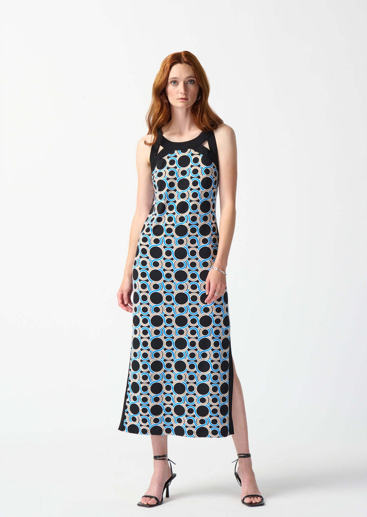 Casablanca Geomteric Print Maxi  Dress 242080