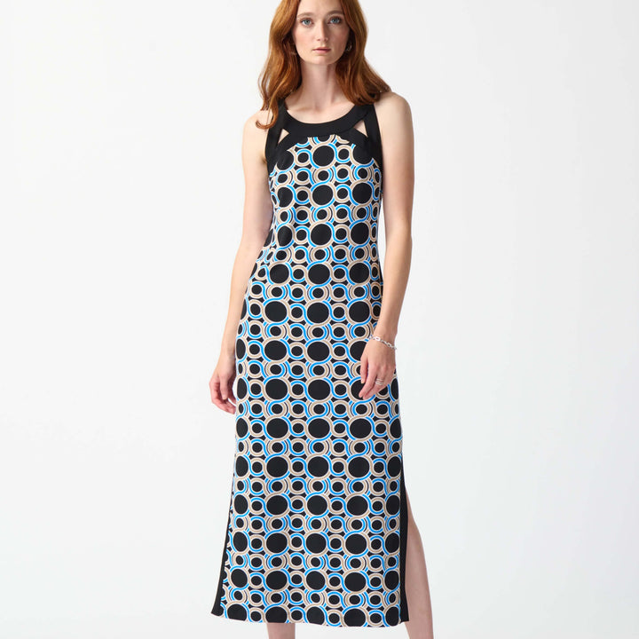 Casablanca Geomteric Print Maxi  Dress 242080