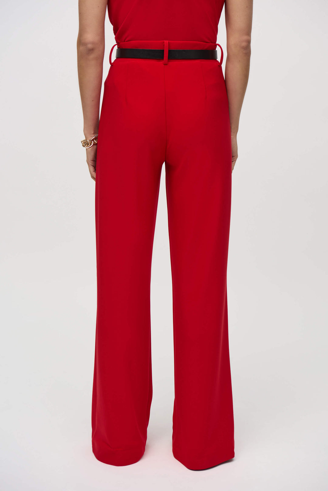 La Vie En Rose Belted Wide Leg Pants 244093