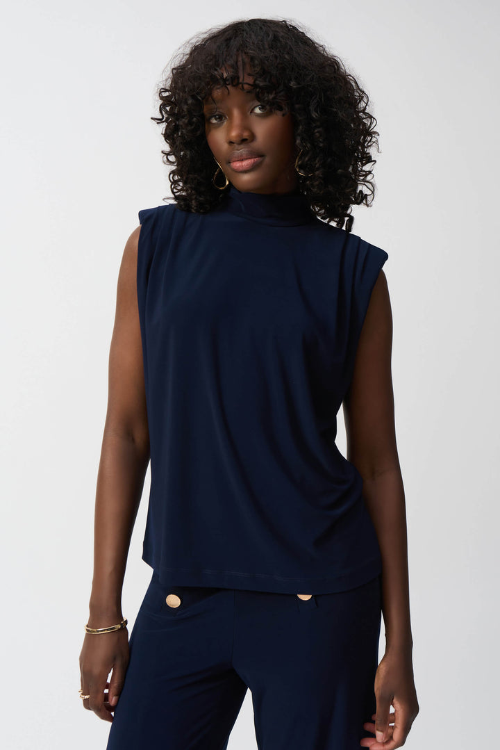 Santa Cruz Boxy Sleeveless Top - Navy 251022