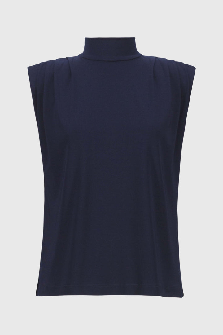 Santa Cruz Boxy Sleeveless Top - Navy 251022