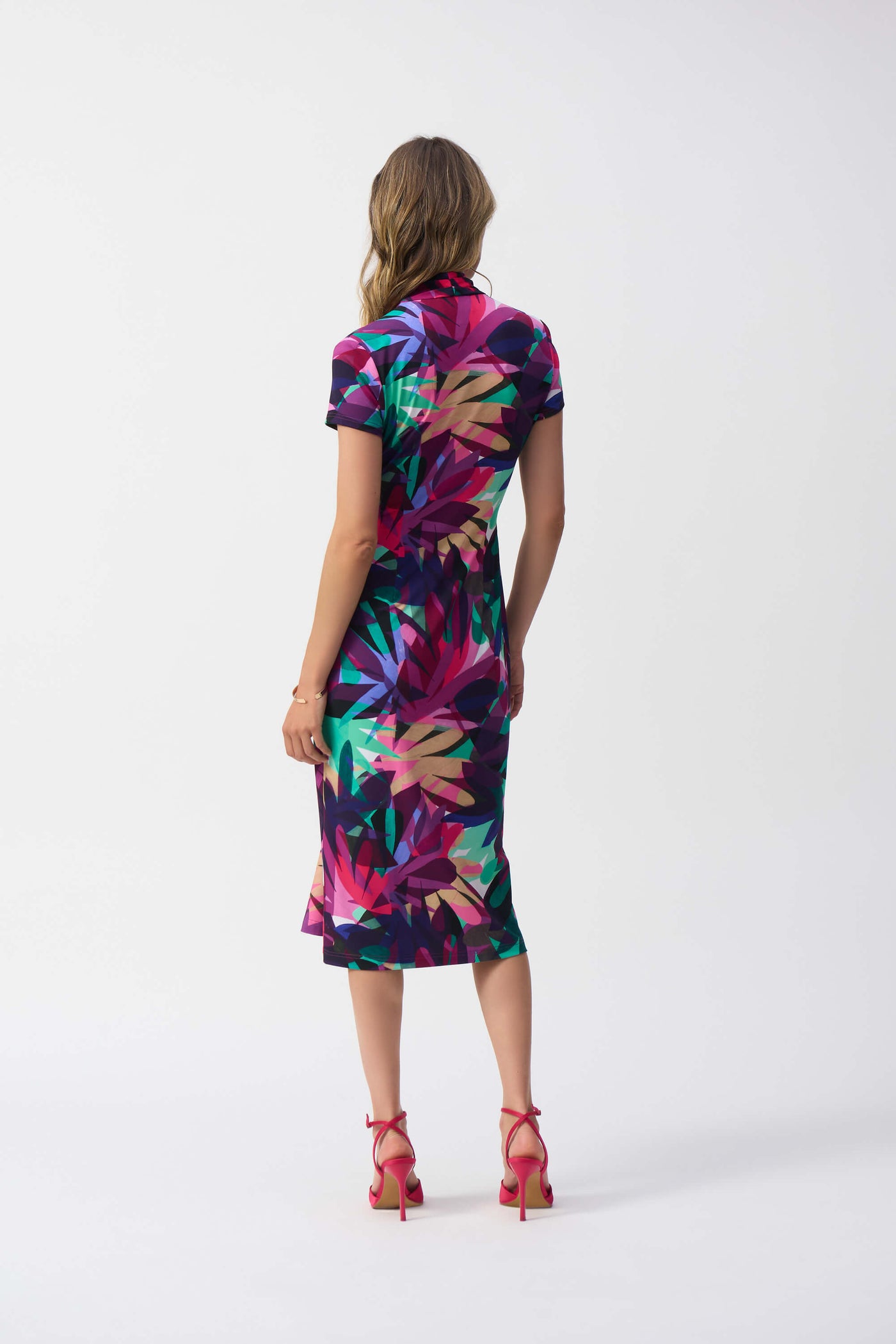 Paradise Cove Tropical Print Wrap 251042