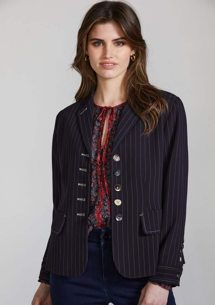 Diplomat Jacket - Navy Ink Stripe