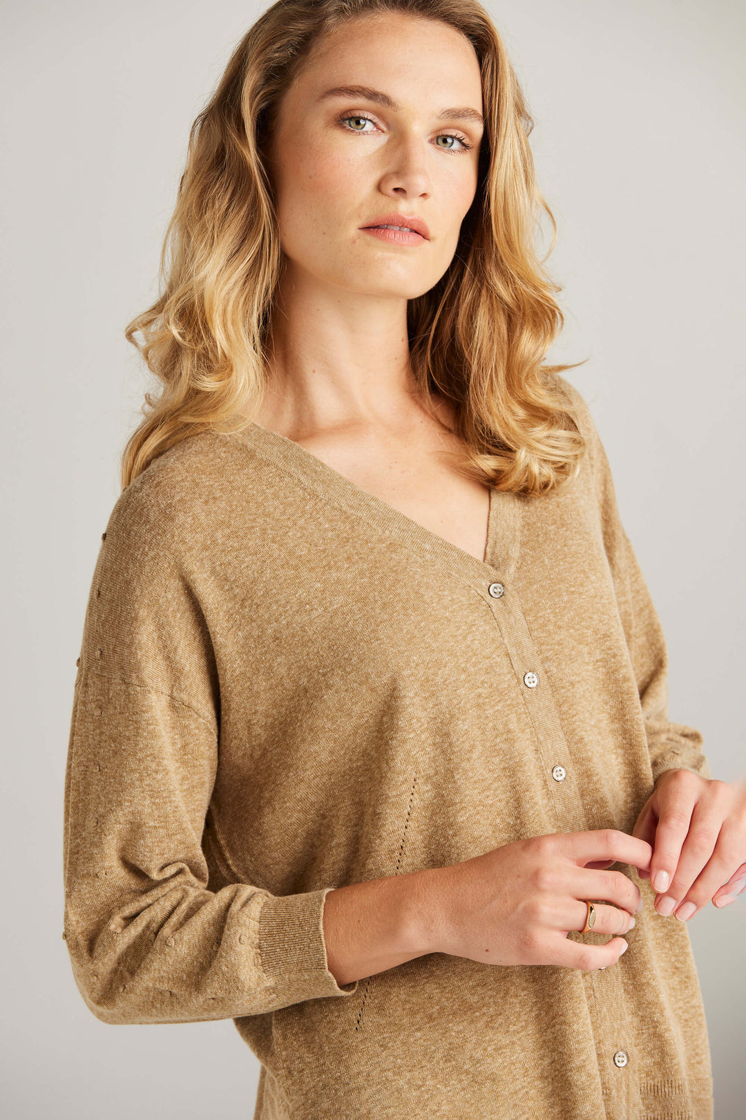 Manola Cardi - Tobacco