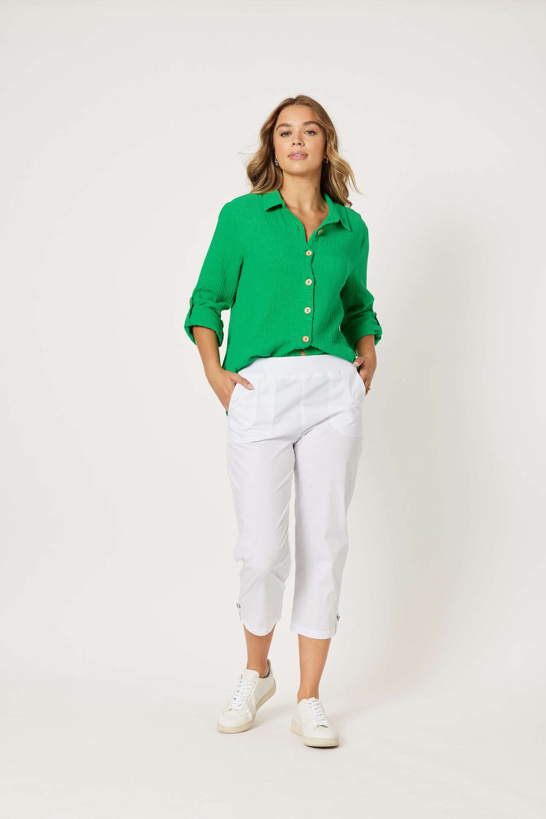 Byron Textured Shirt - Emerald