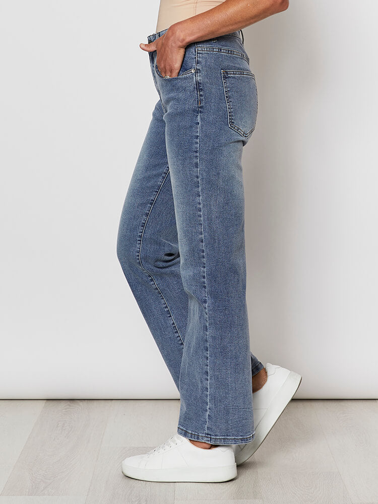 Vicki Bootcut Jean Black/Denim