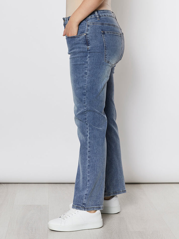 Vicki Bootcut Jean Black/Denim