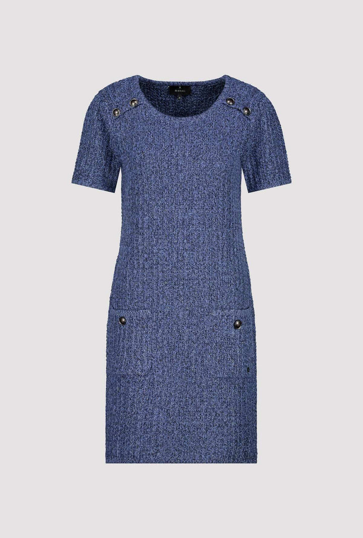 Round Neck Dress - Indigo