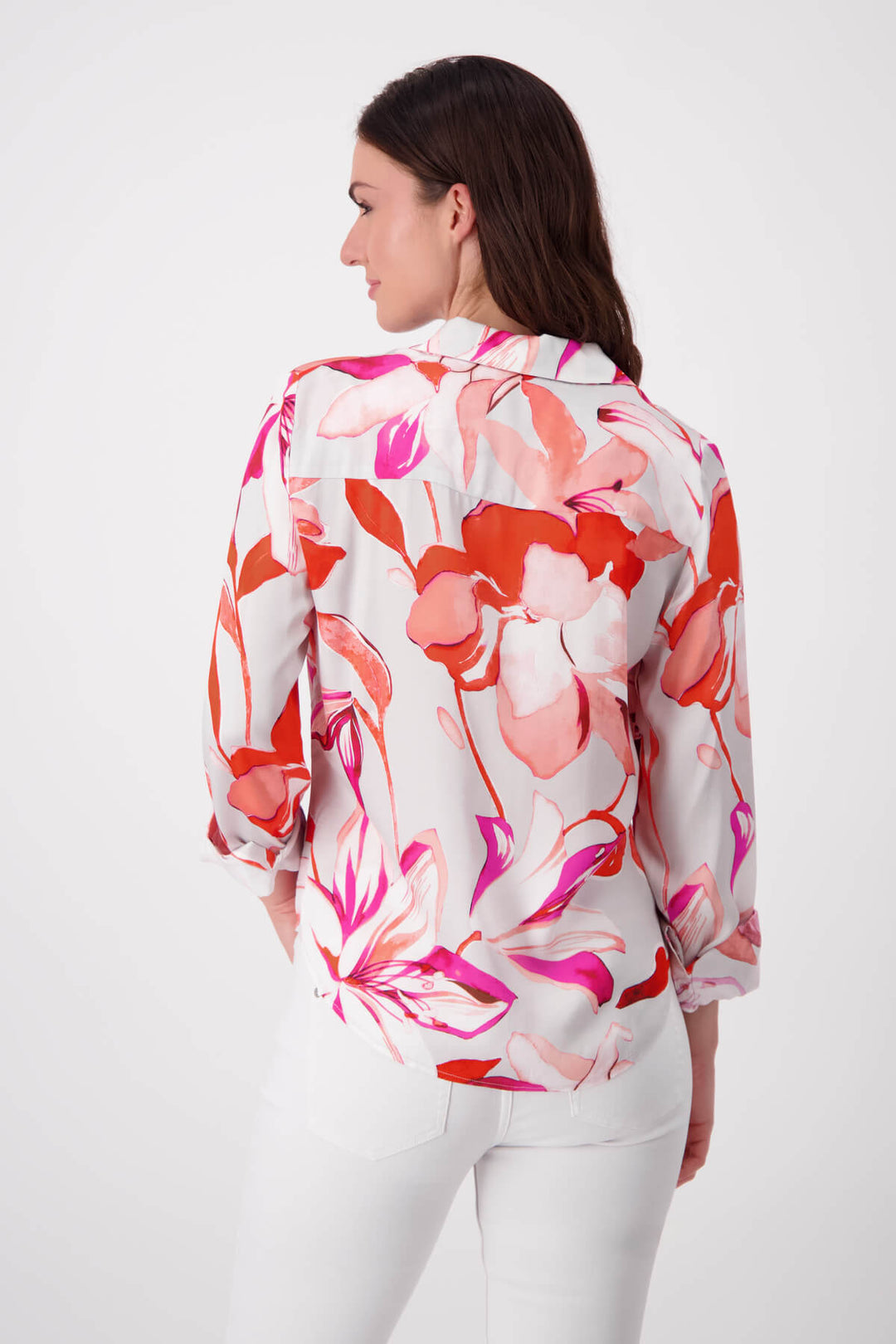 Palm Flower Print Shirt