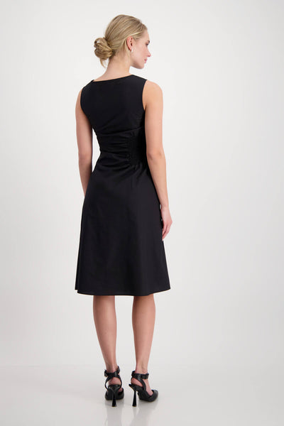 Side Gather Midi Dress