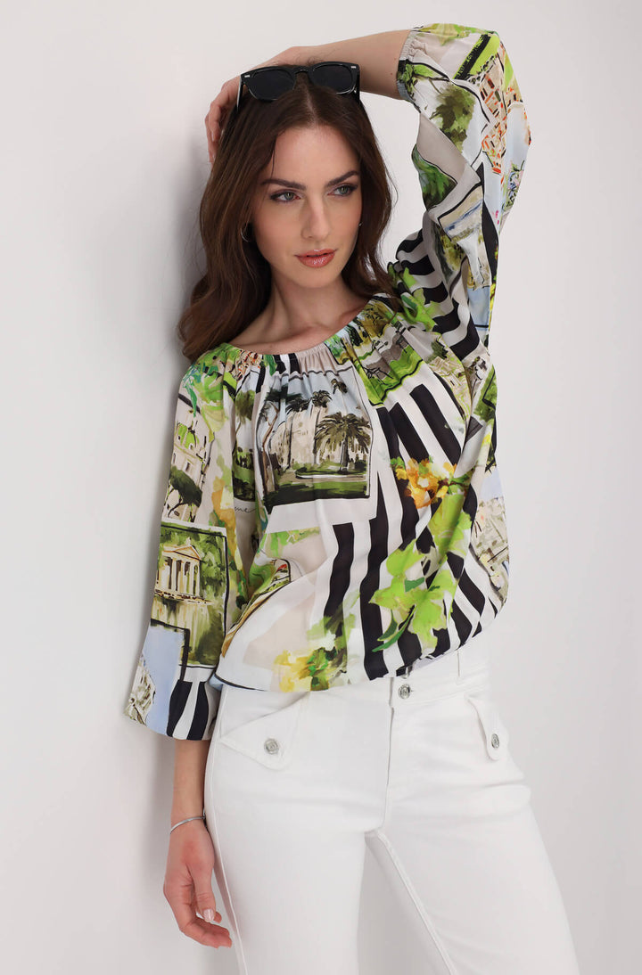 Polaroid Allover Blouse