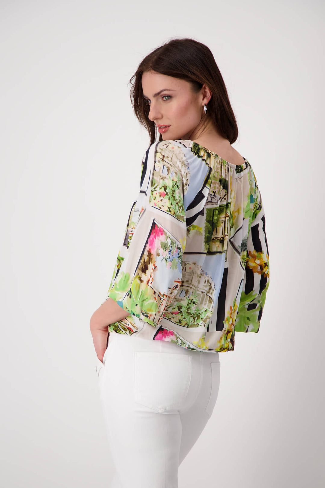 Polaroid Allover Blouse