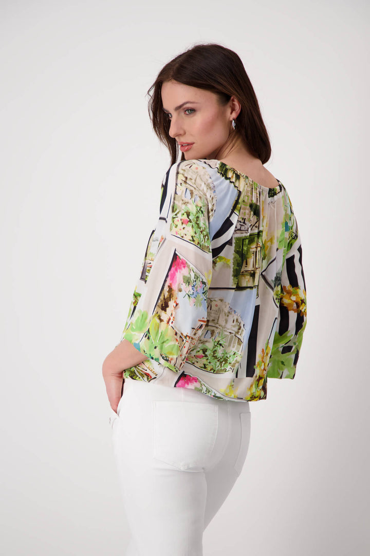 Polaroid Allover Blouse