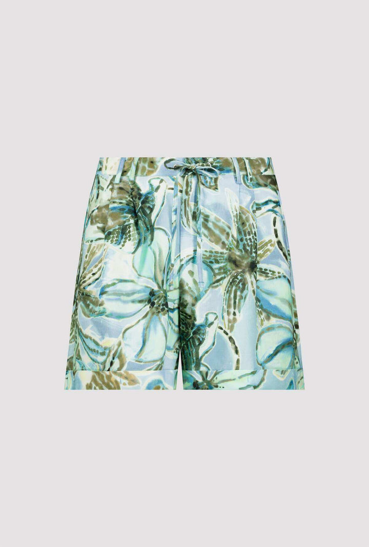 Floral Linen Shorts