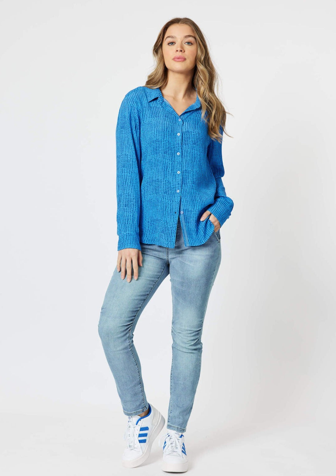 Sally Shirt - Colbalt