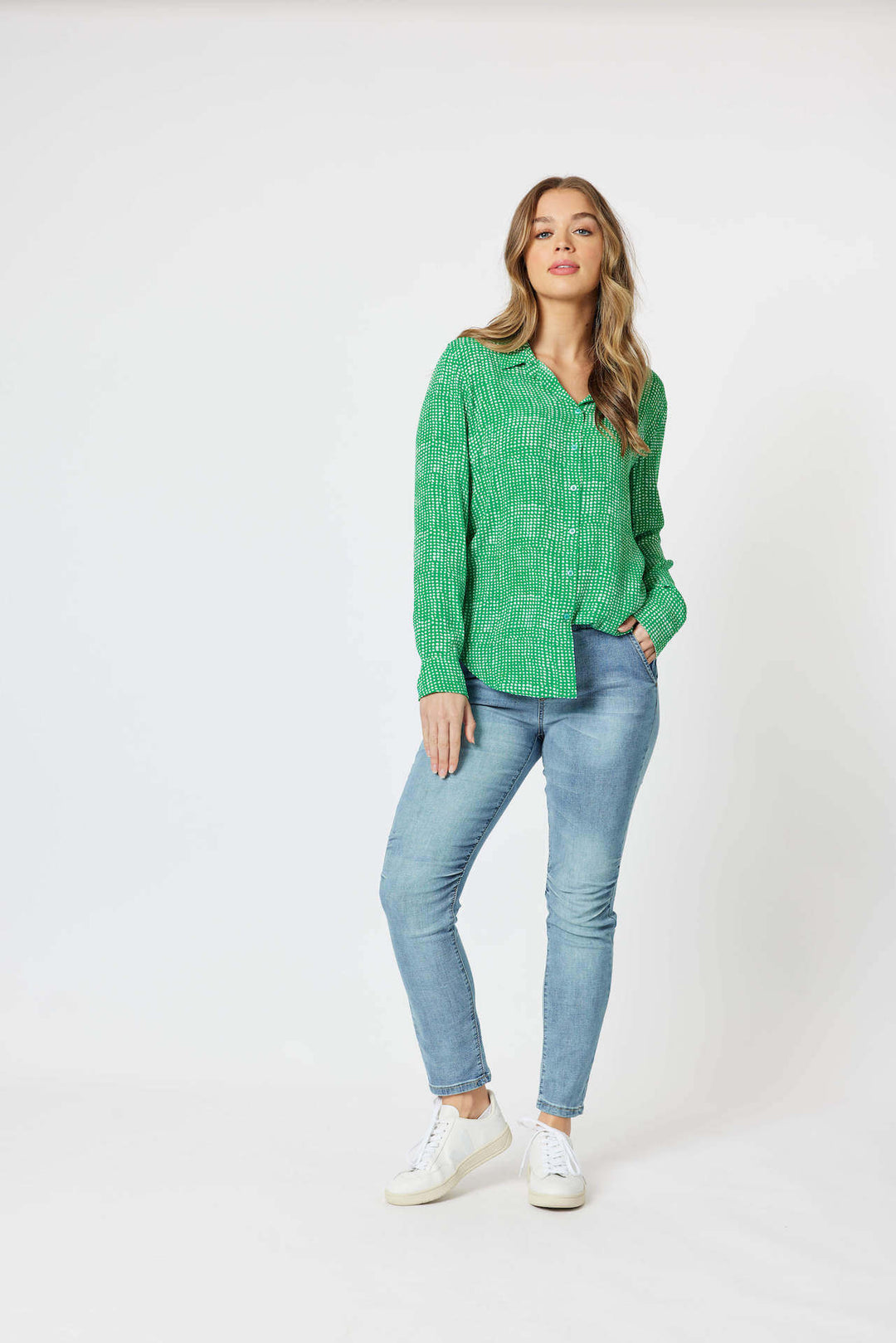 Sally Shirt - Jade