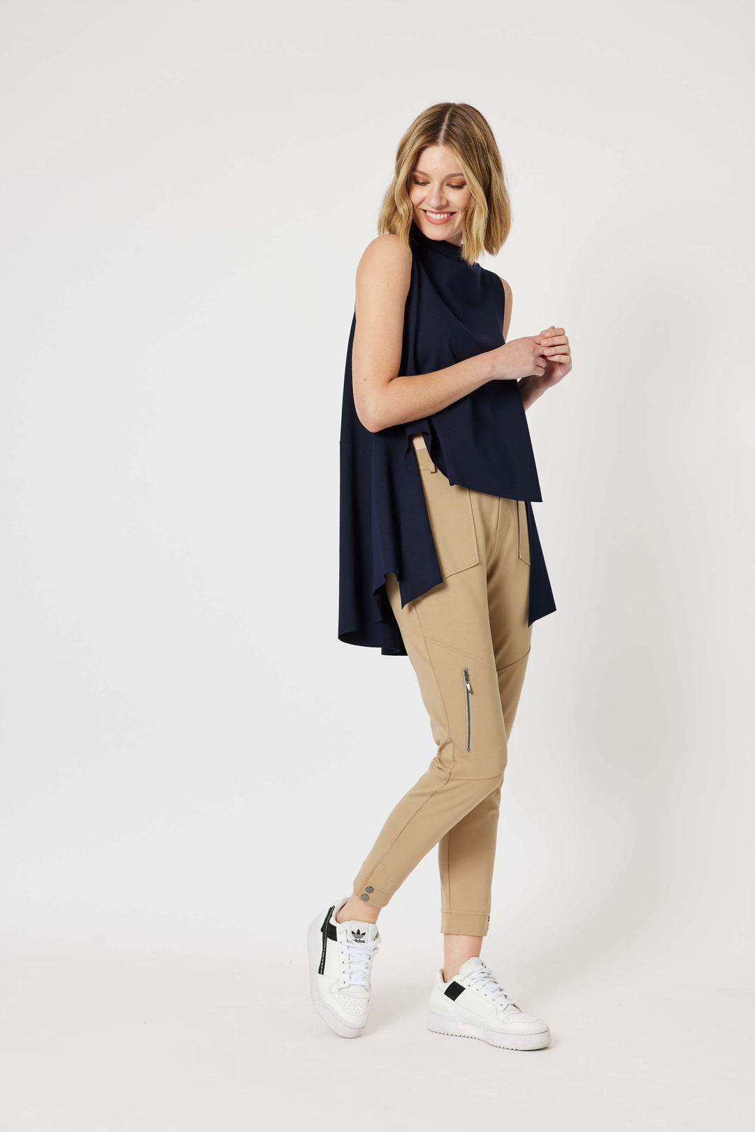 Cameron Layer Top - Navy