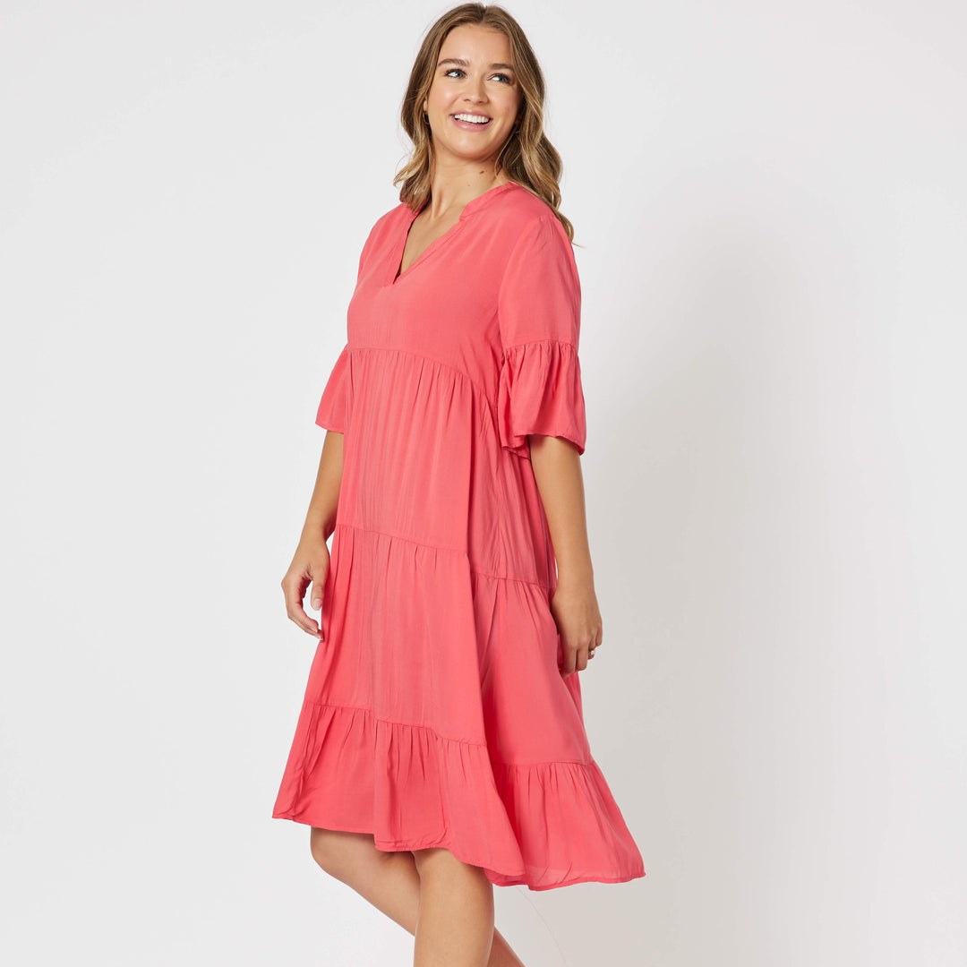 Summer Sun Tiered Swing Dress