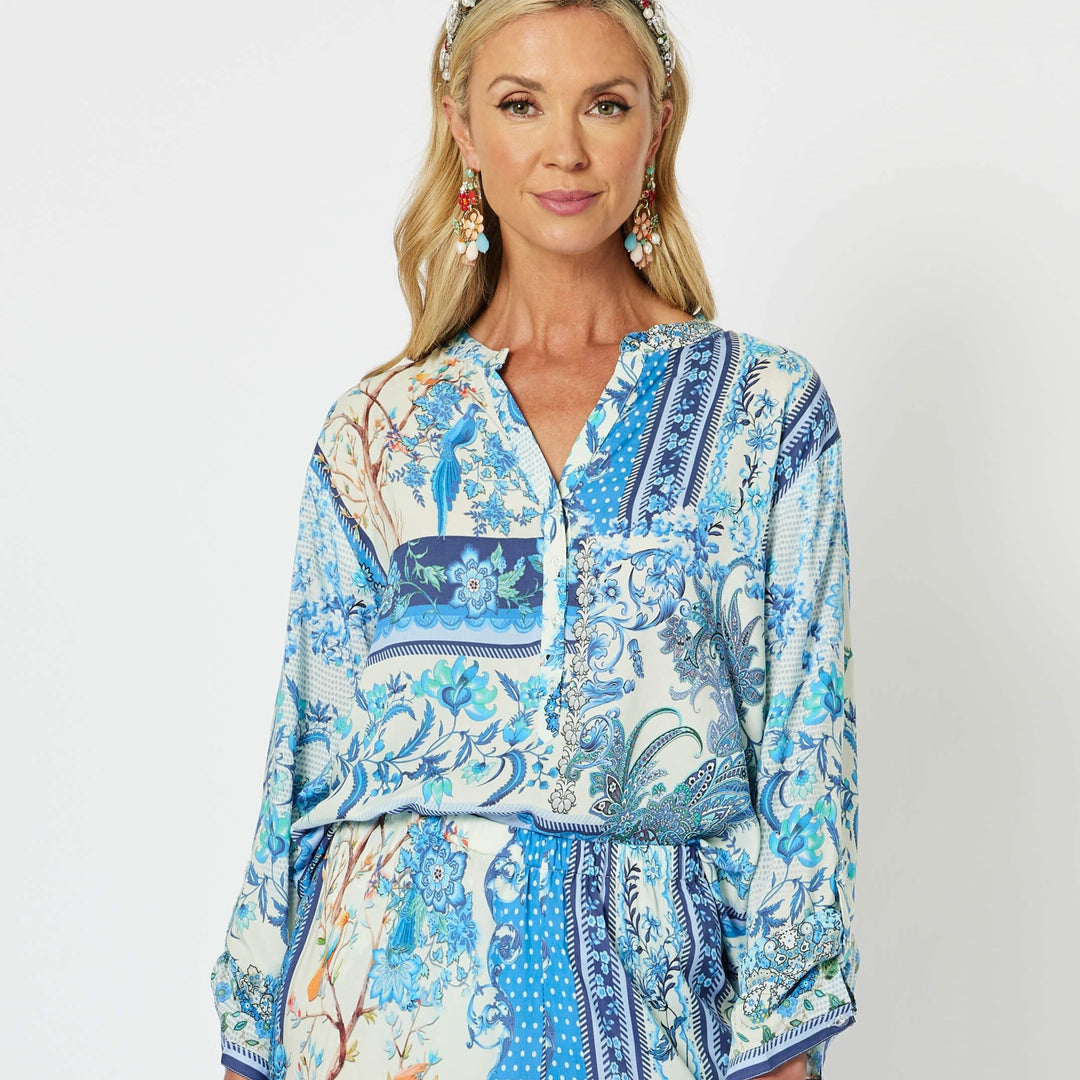 Voel Blouse - Blue