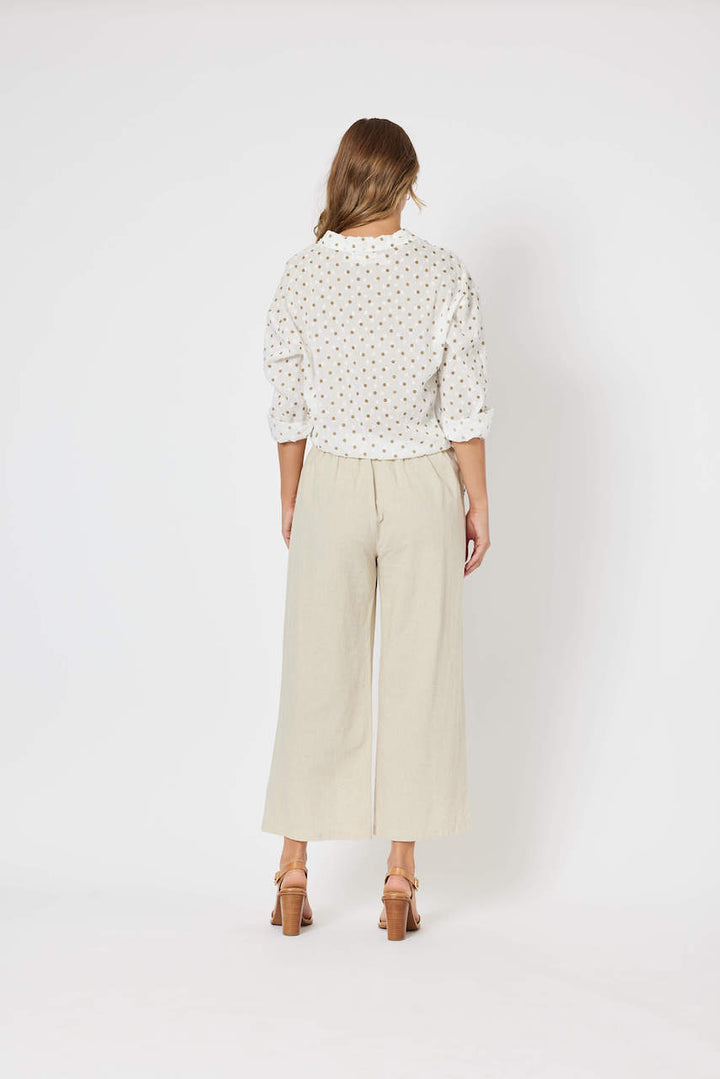 Get Dotty Shirt - Beige Dot