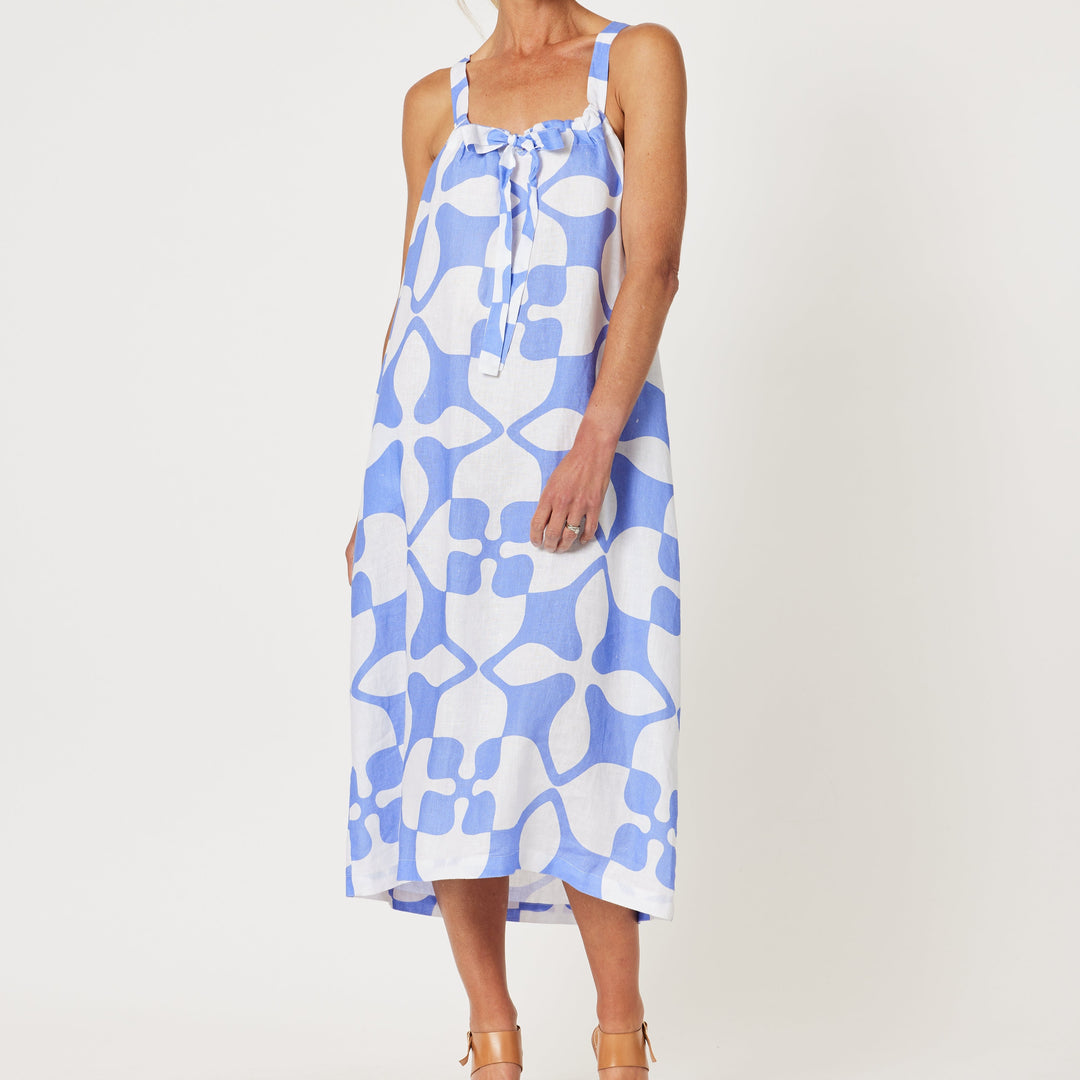 Pantile Print Dress