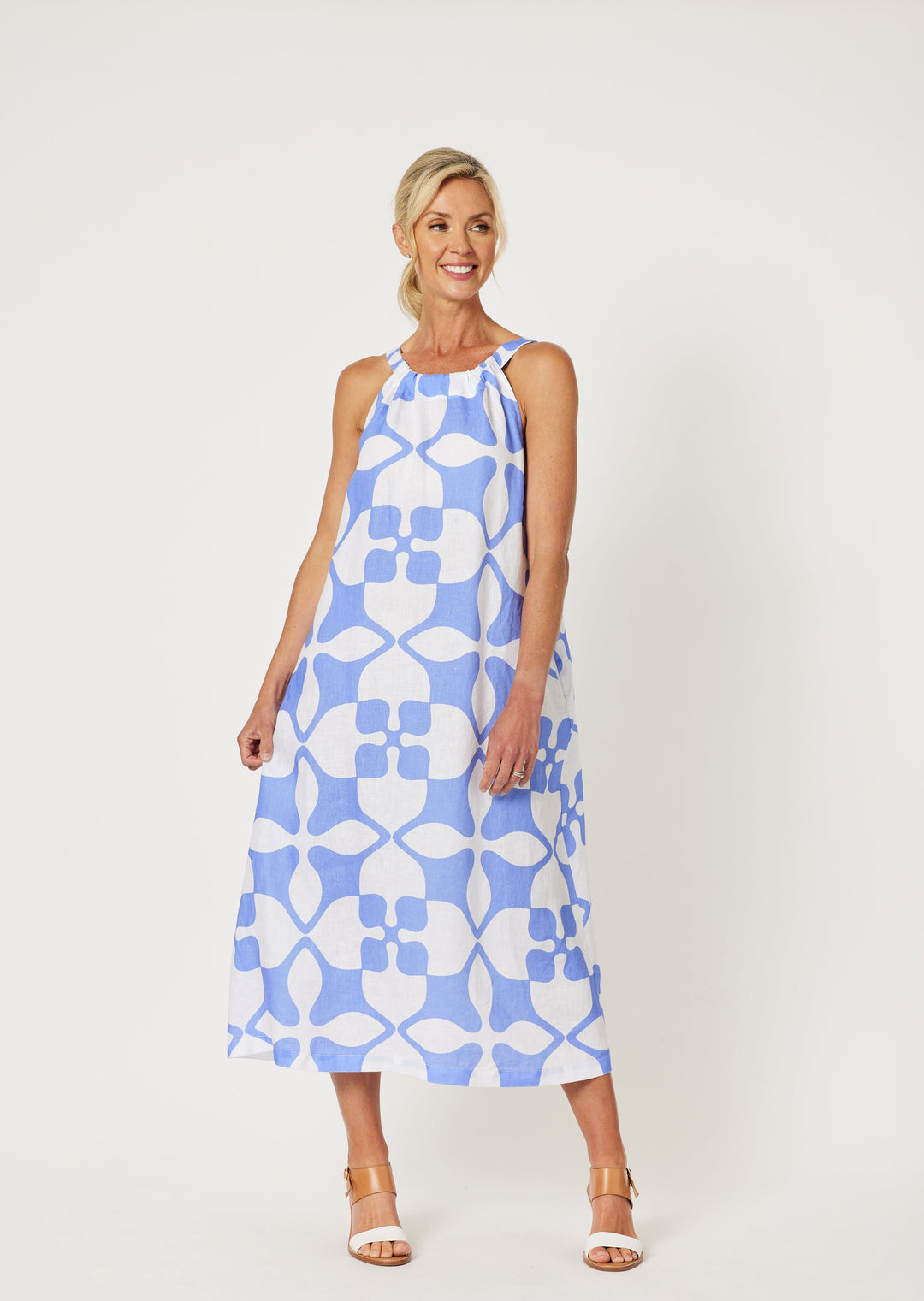 Pantile Print Dress