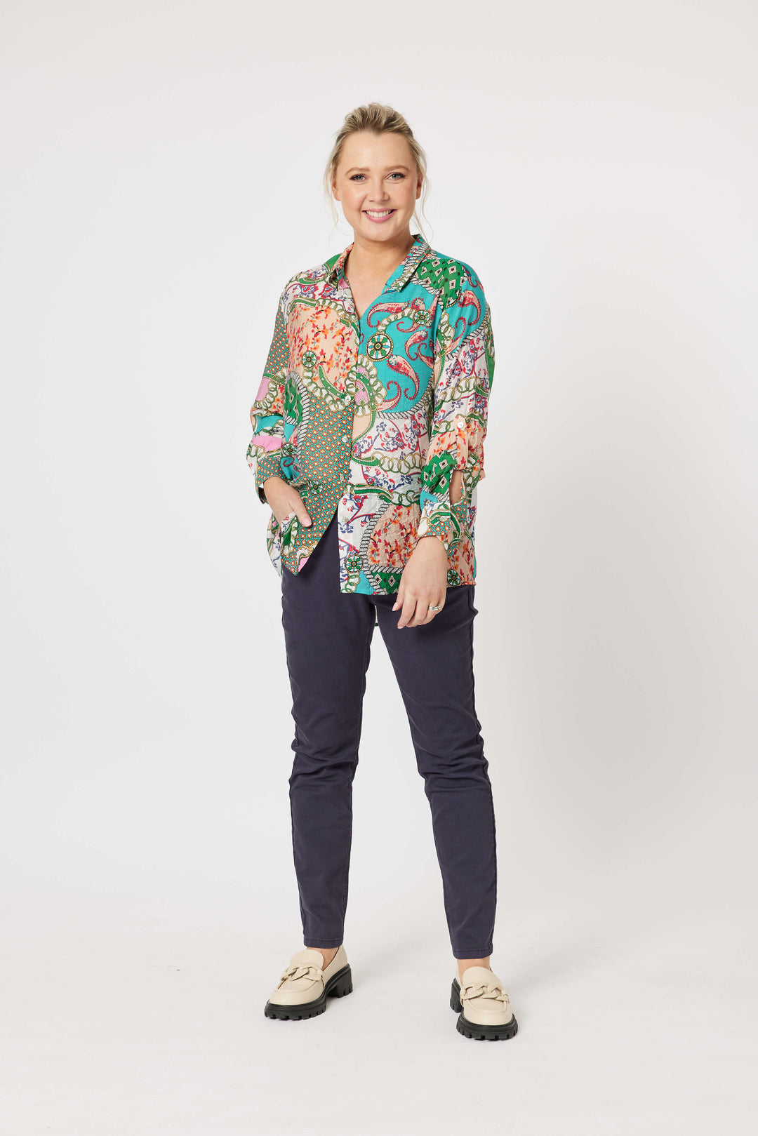 Giverny Print Shirt