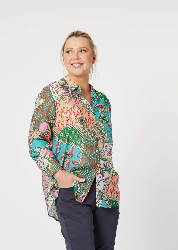 Giverny Print Shirt