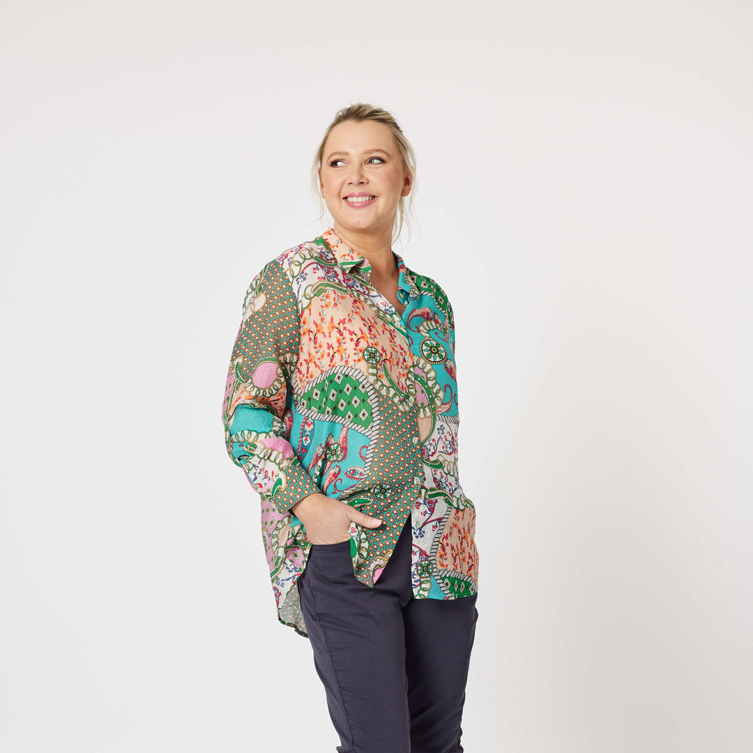 Giverny Print Shirt