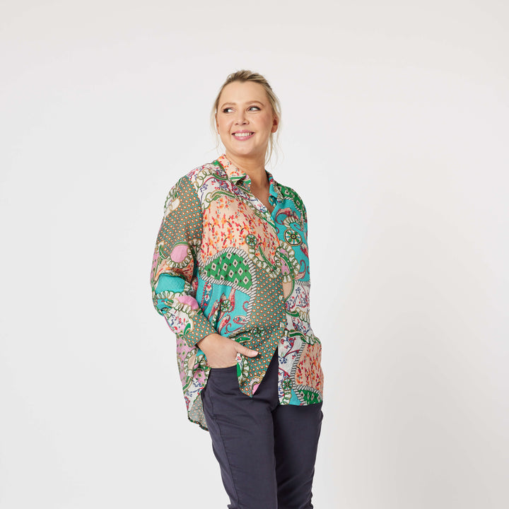 Giverny Print Shirt