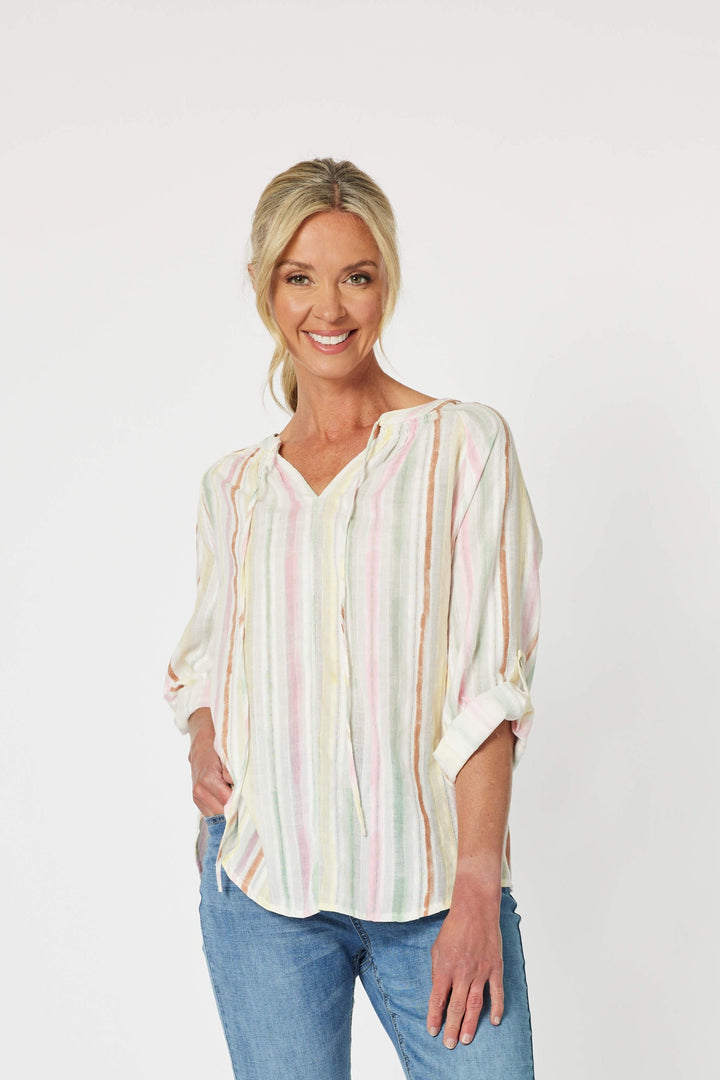 Newport Stripe Top - Multi