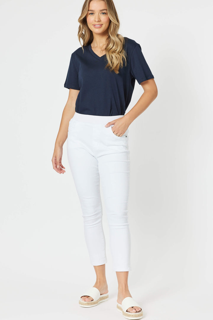 Bella Stretch Jean - White