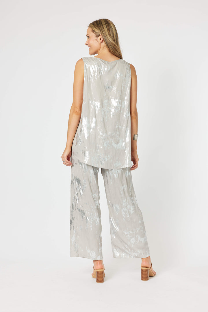 Champagne Foil Pants