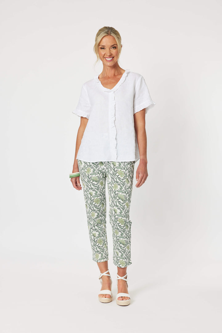 Leaf Print Pant