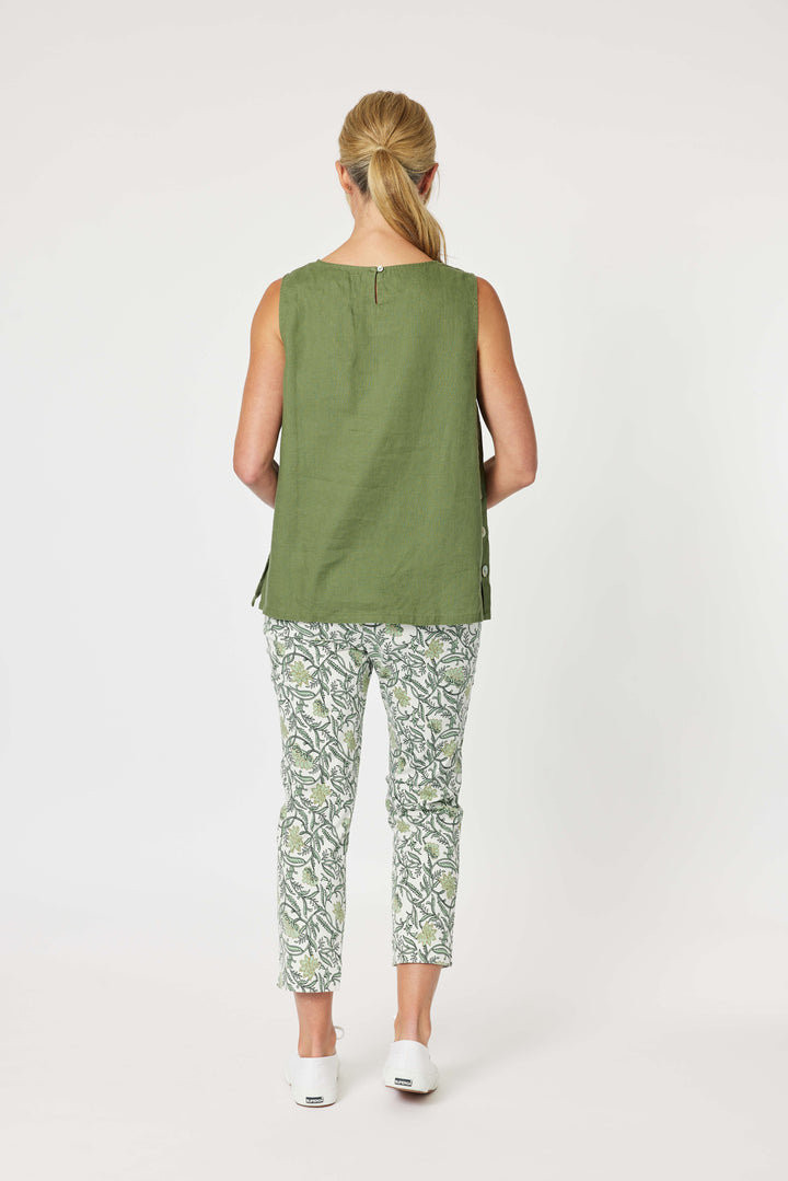 Leaf Print Pant