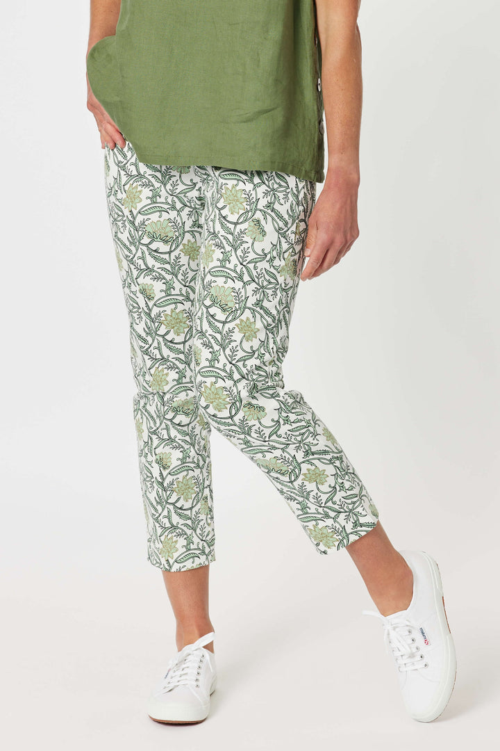 Leaf Print Pant