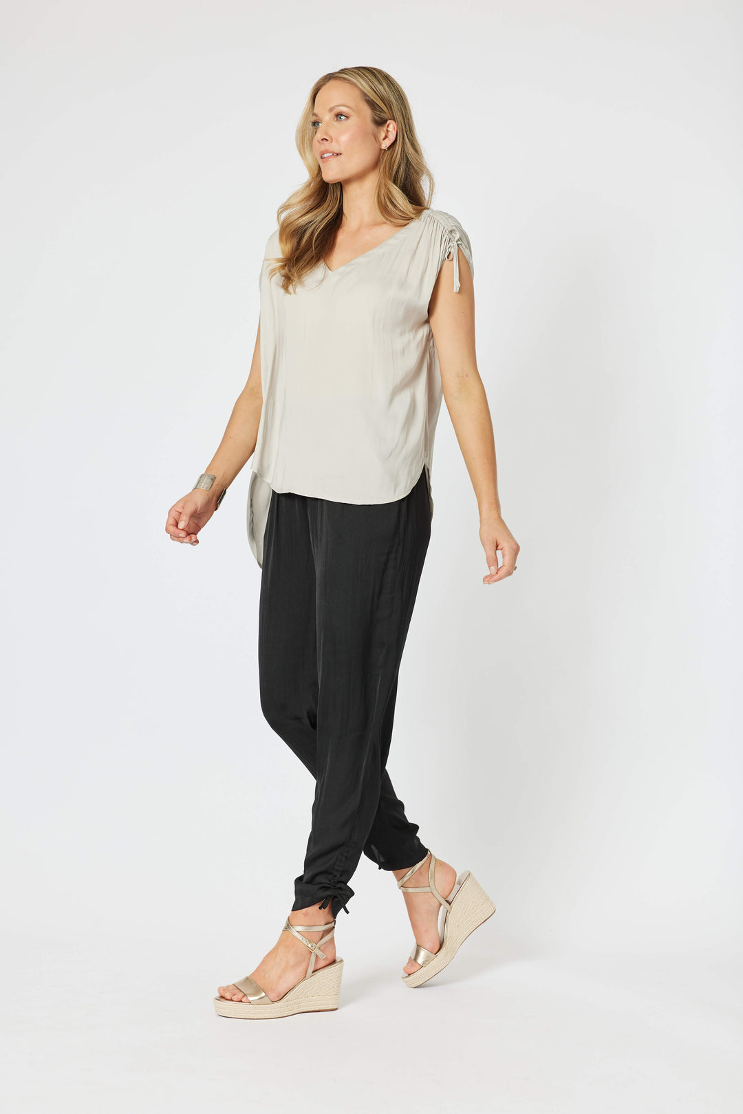 Traveller Luxe V Neck Top