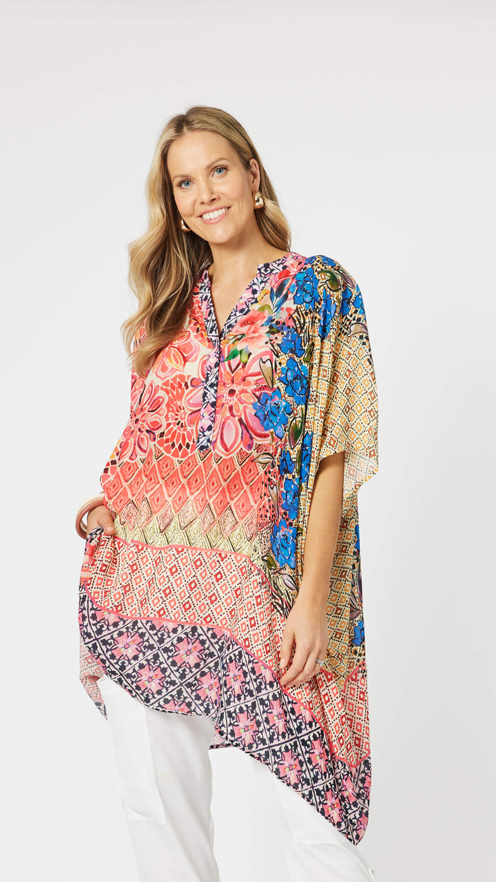 Sorrento Brights Oversize Top