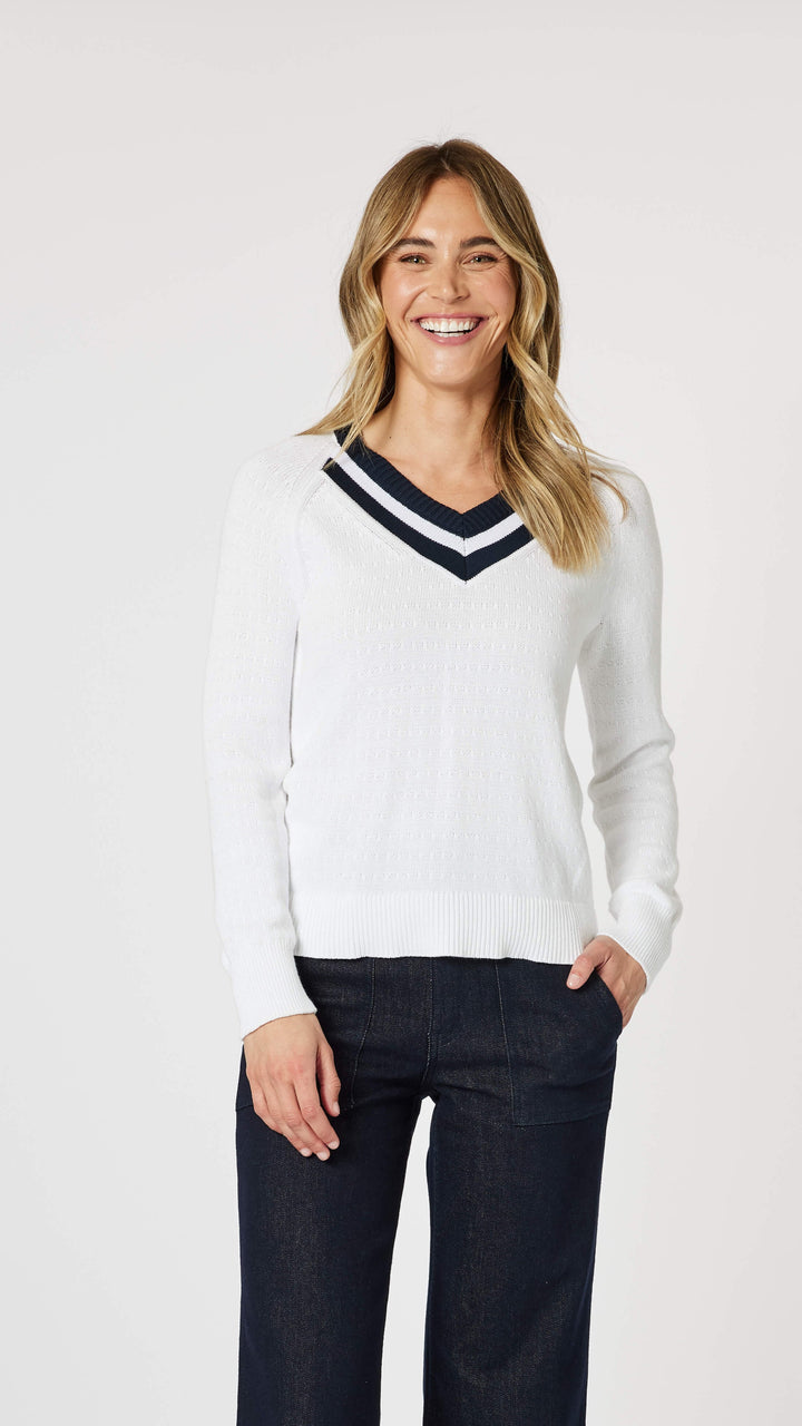 Princeton Jumper - White