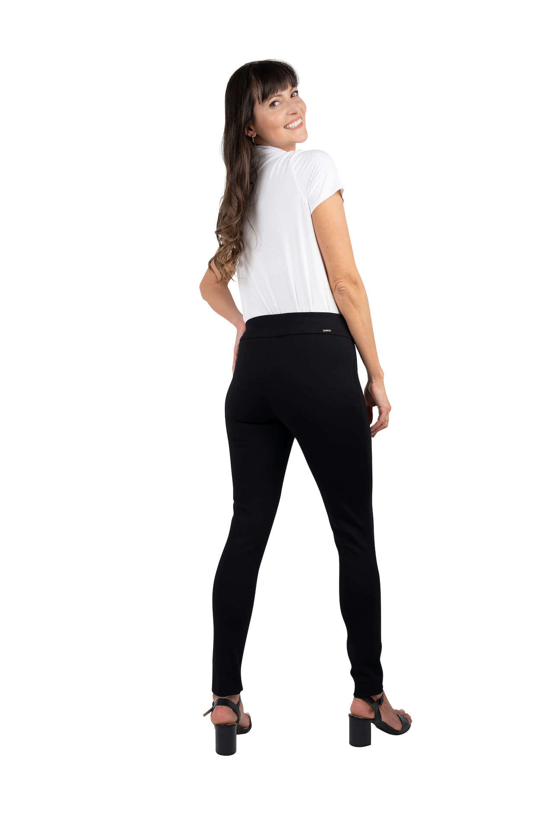 Ponte Illusion 28" Legging - Black