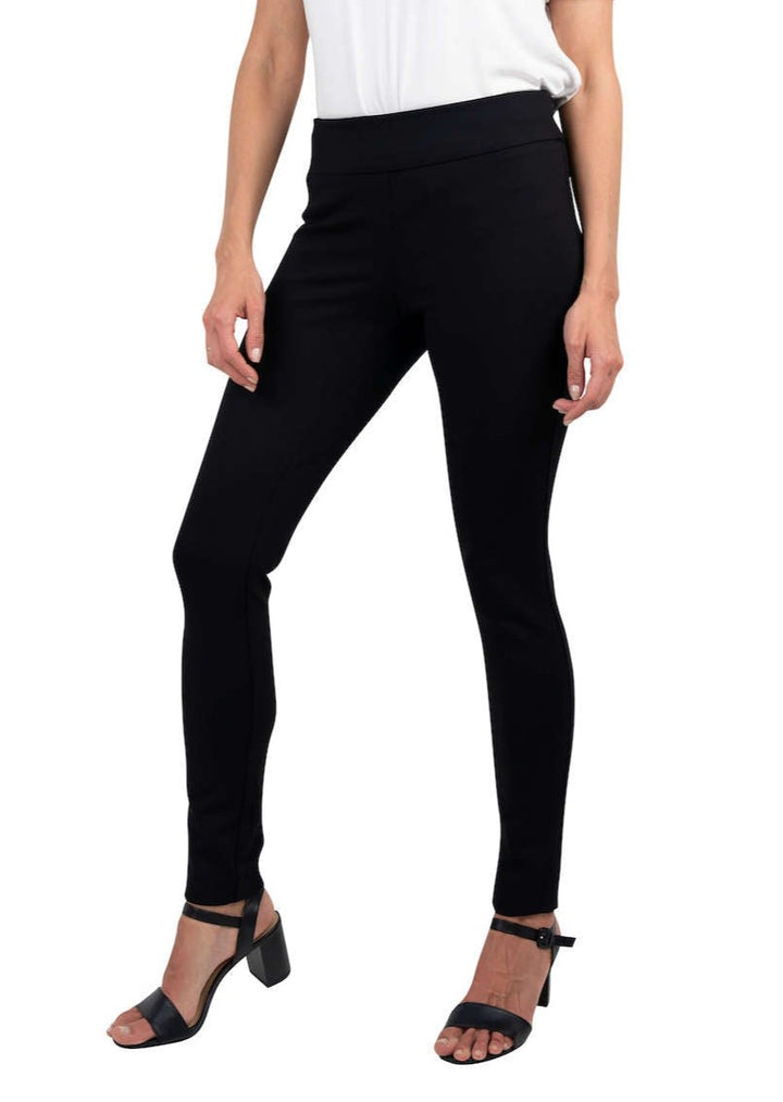 Ponte Illusion 28" Legging - Black