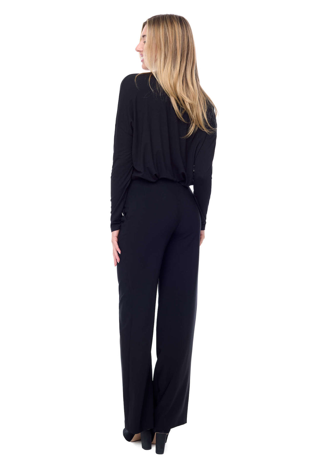 Black Palermo Wide Leg Pant 67976UP