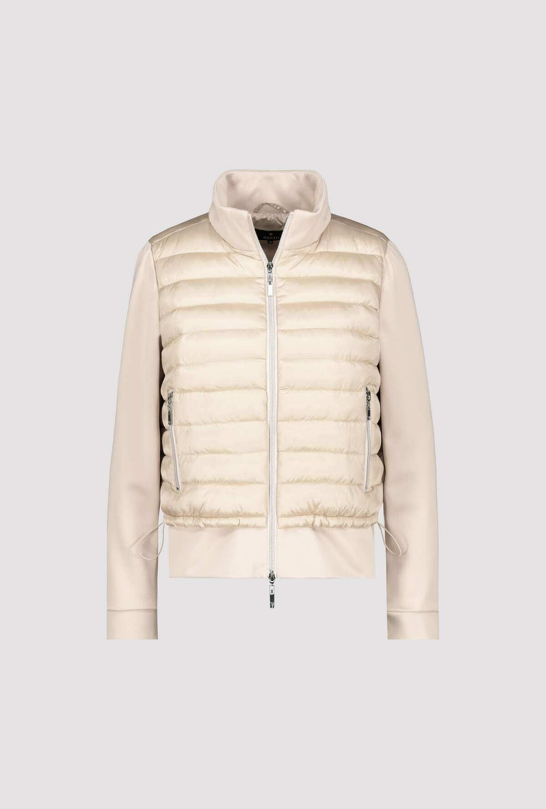 Quilted Neoprene Jacket -Biscuit