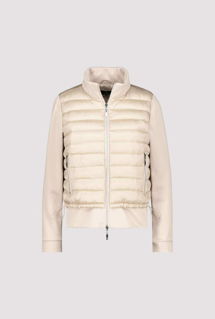 Quilted Neoprene Jacket -Biscuit